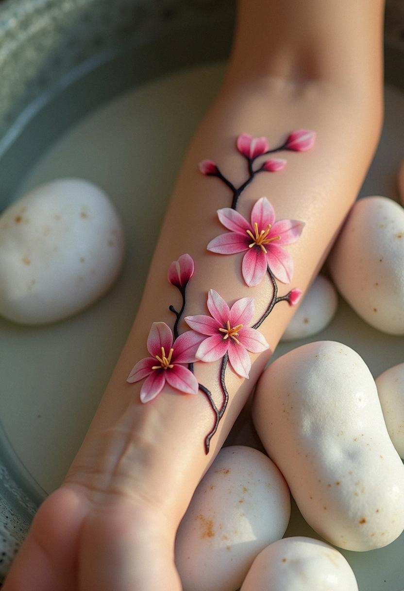 cherry blossom tattoo