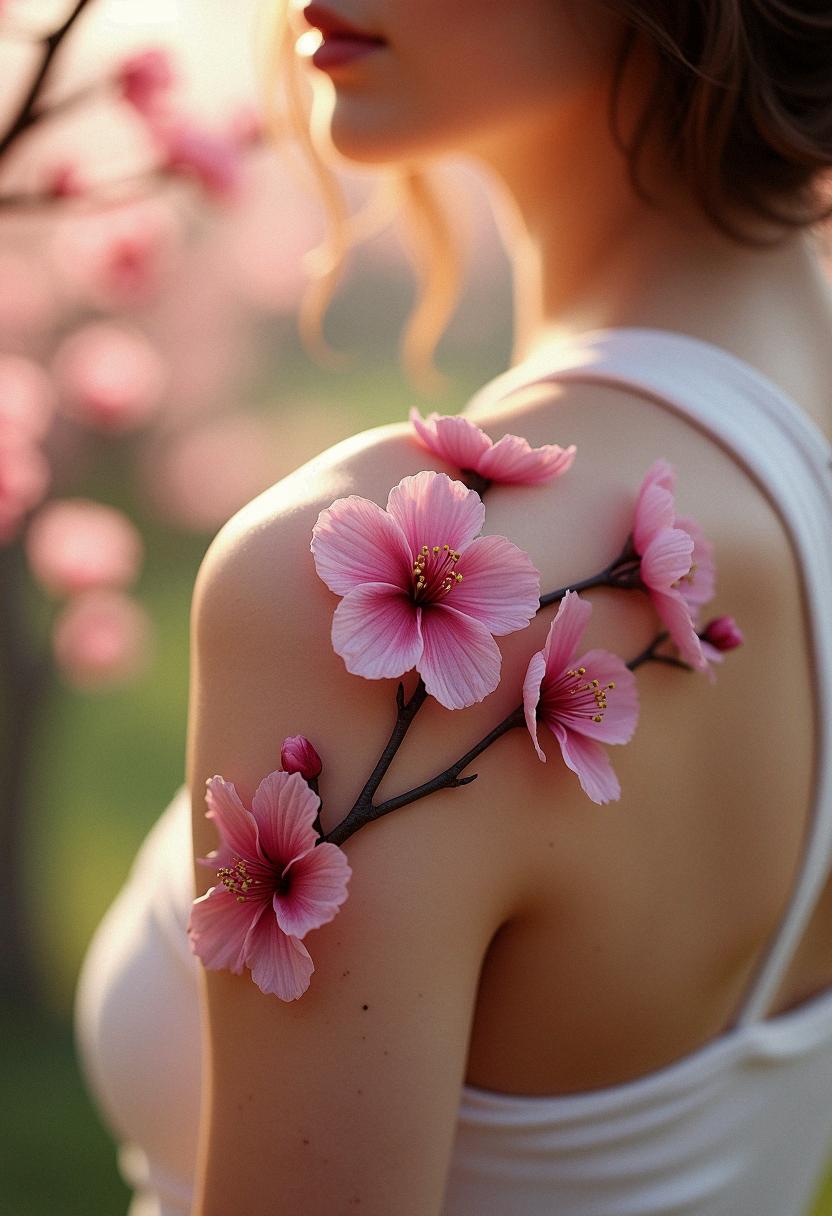 cherry blossom tattoo