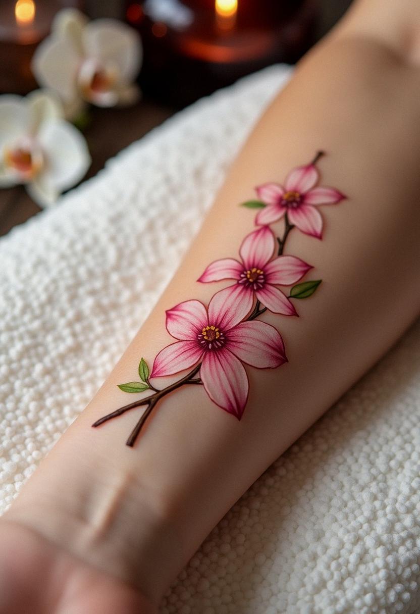 cherry blossom tattoo