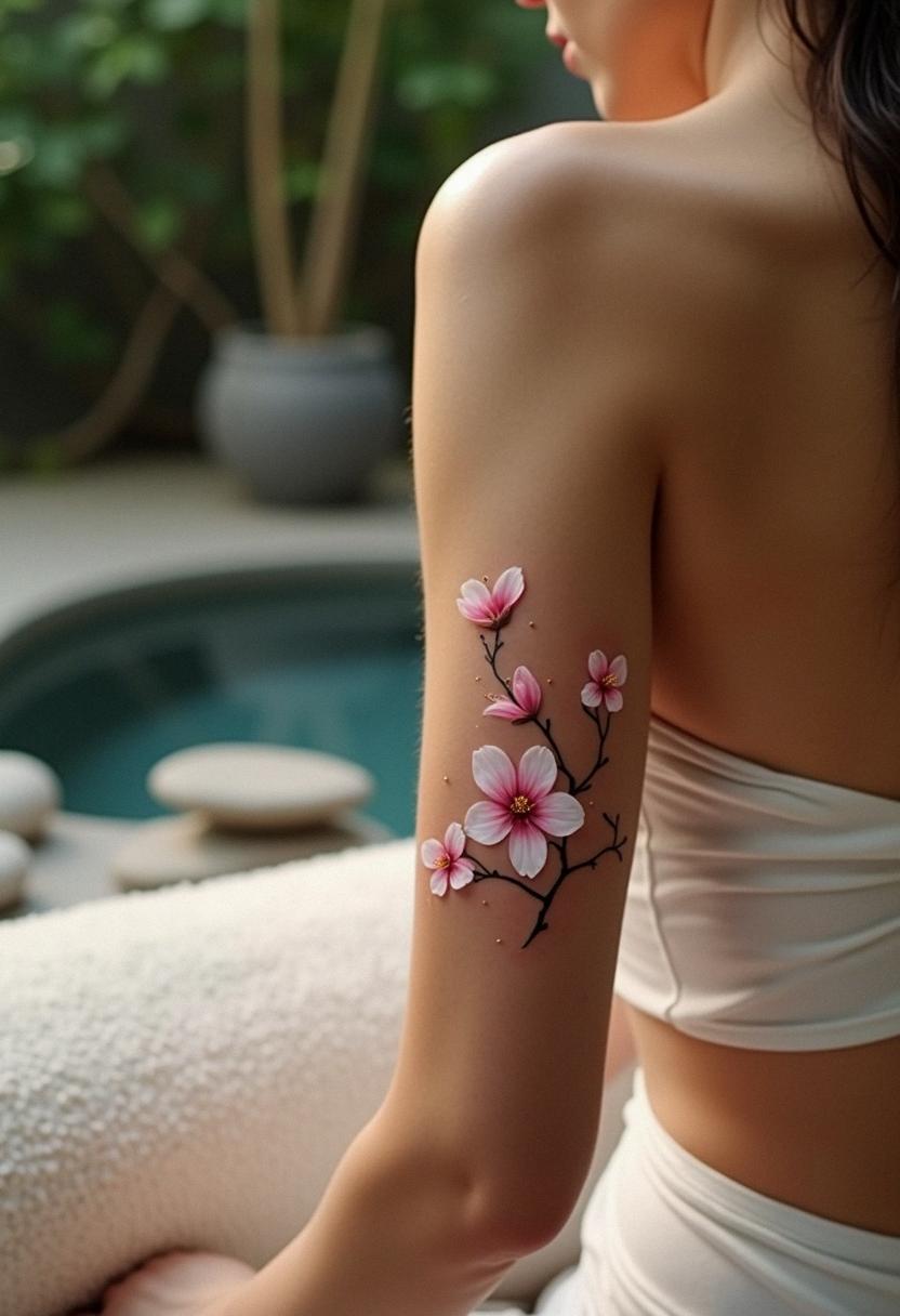 cherry blossom tattoo