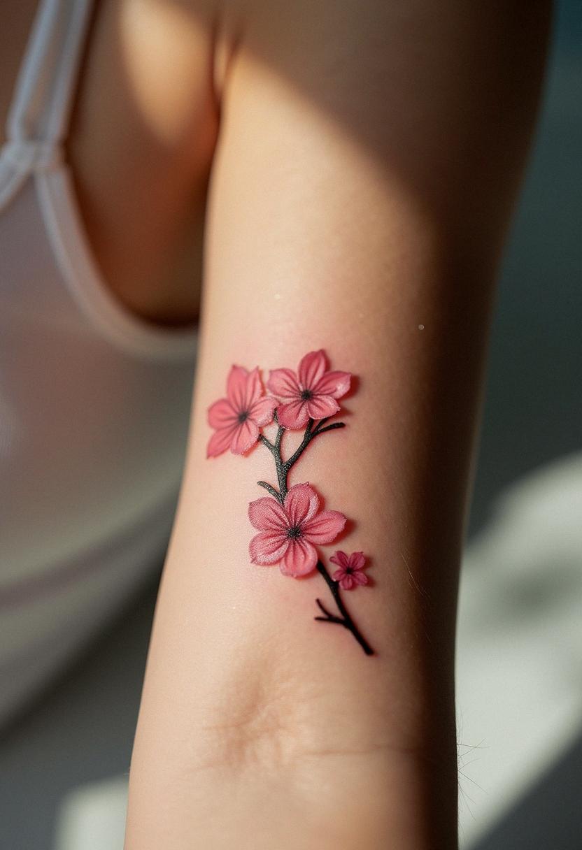cherry blossom tattoo