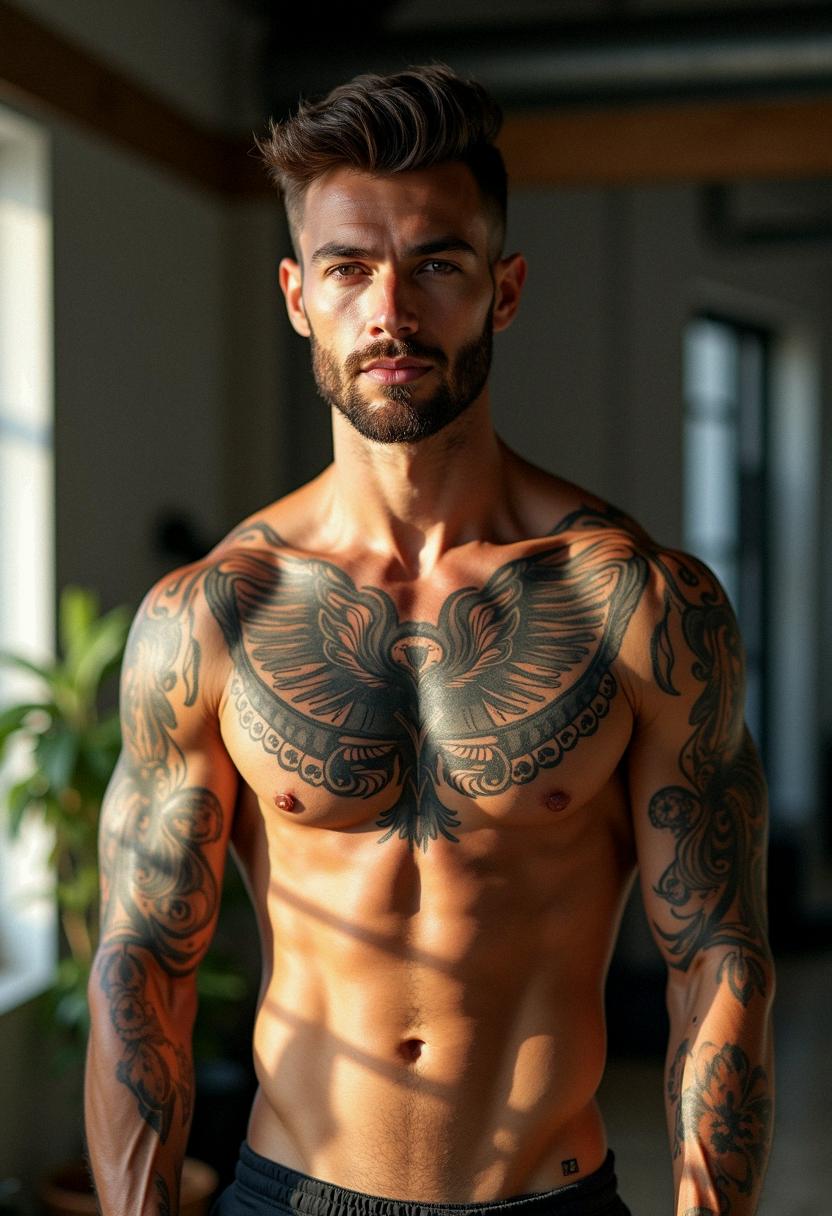 chest tattoos for men