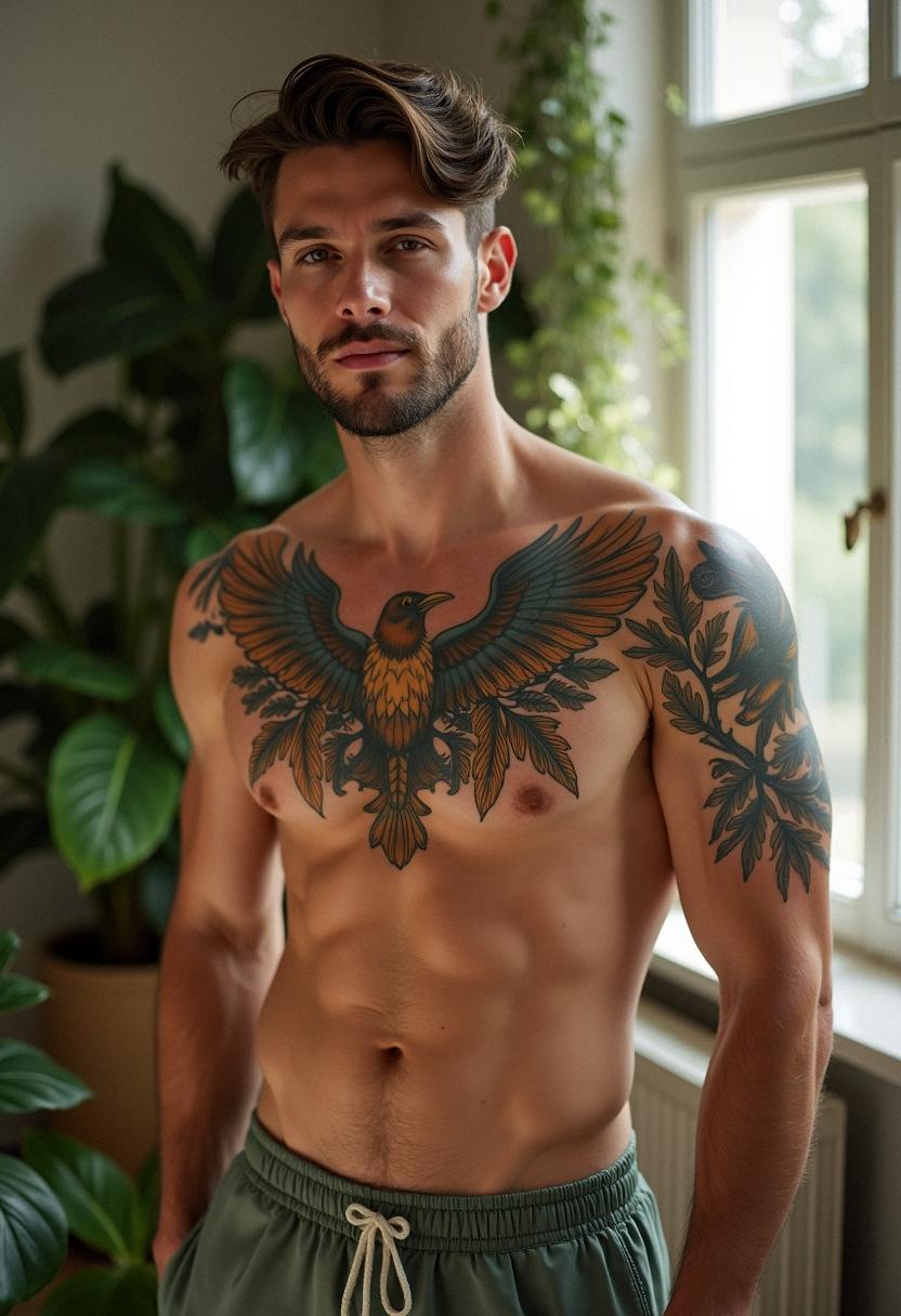 chest tattoos for men