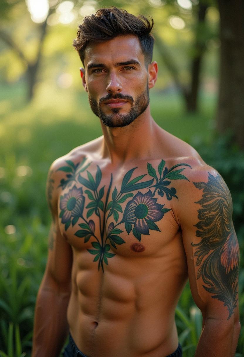 chest tattoos for men