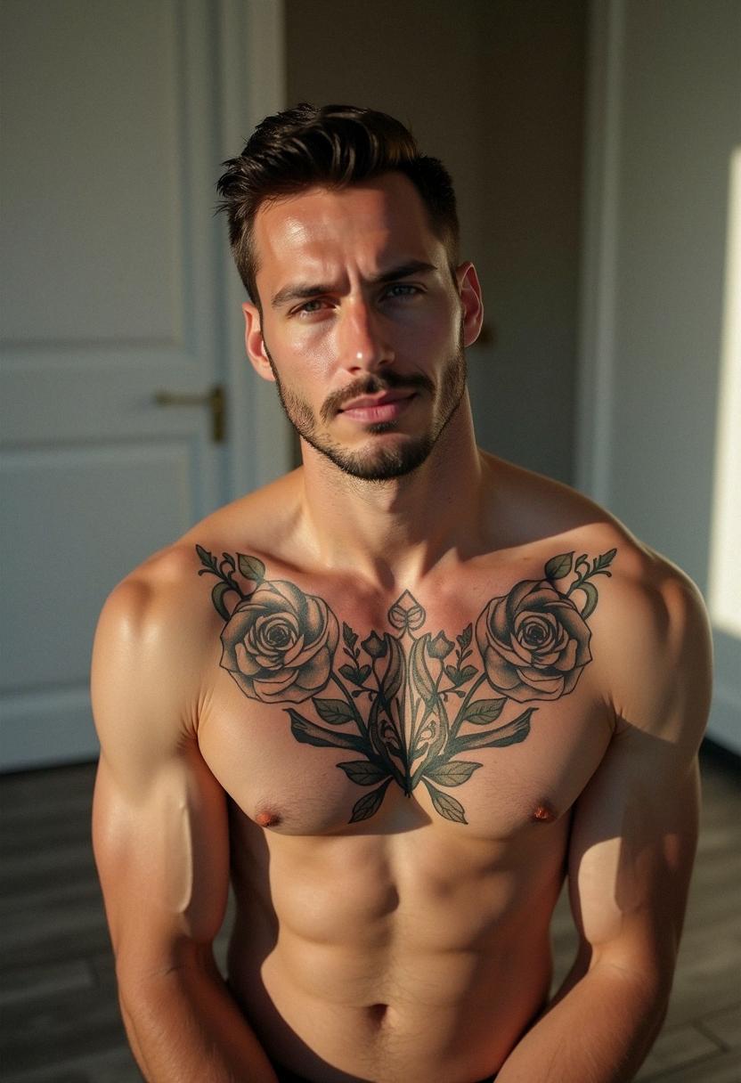 chest tattoos for men
