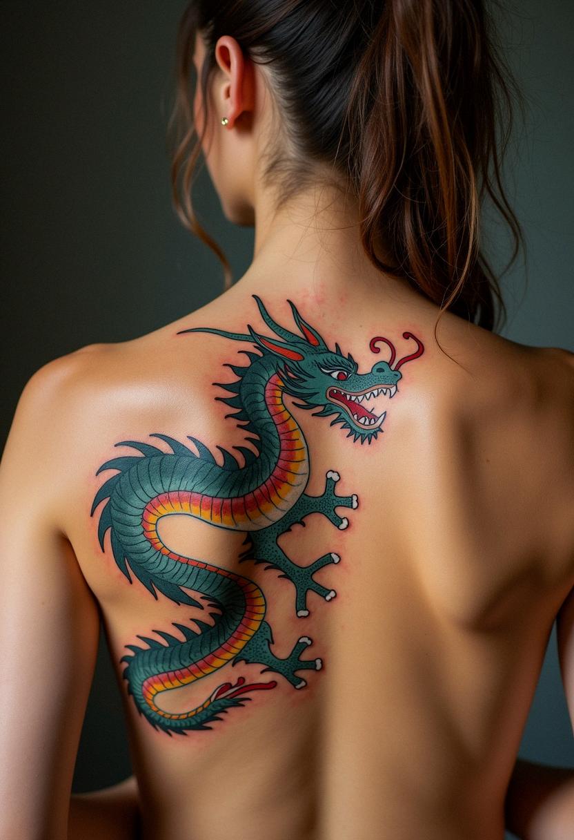 chinese dragon tattoo