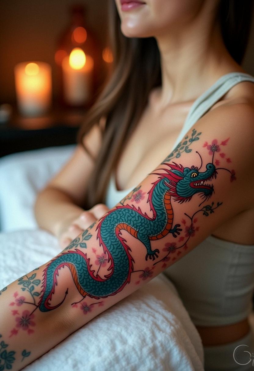 chinese dragon tattoo