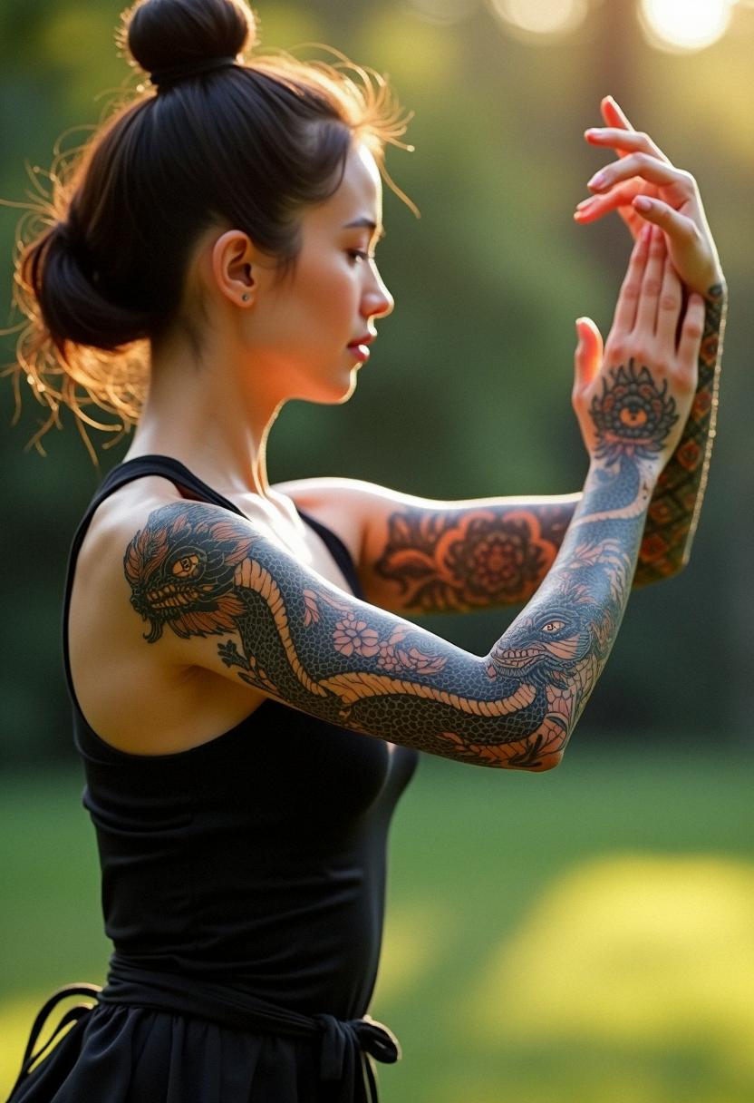 chinese dragon tattoo
