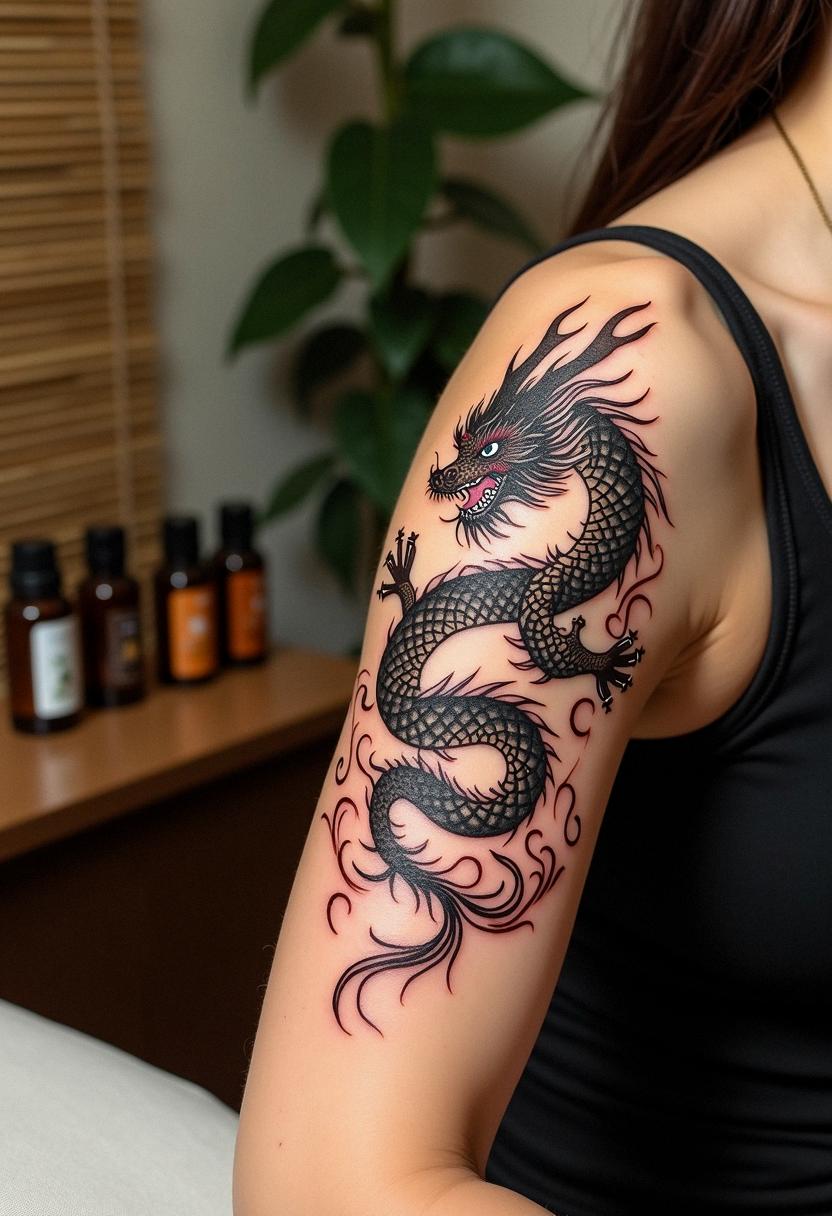 chinese dragon tattoo