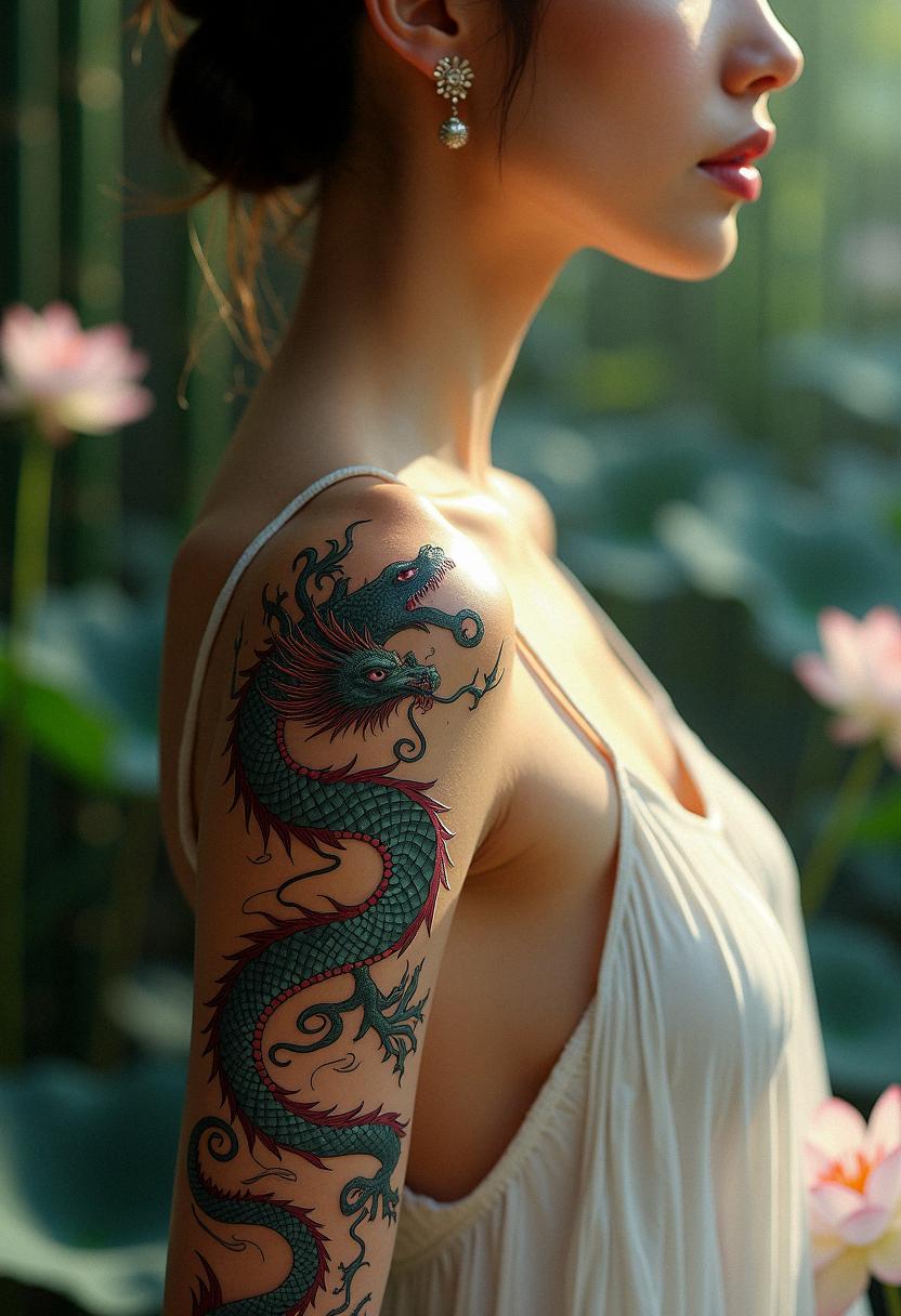 chinese dragon tattoo