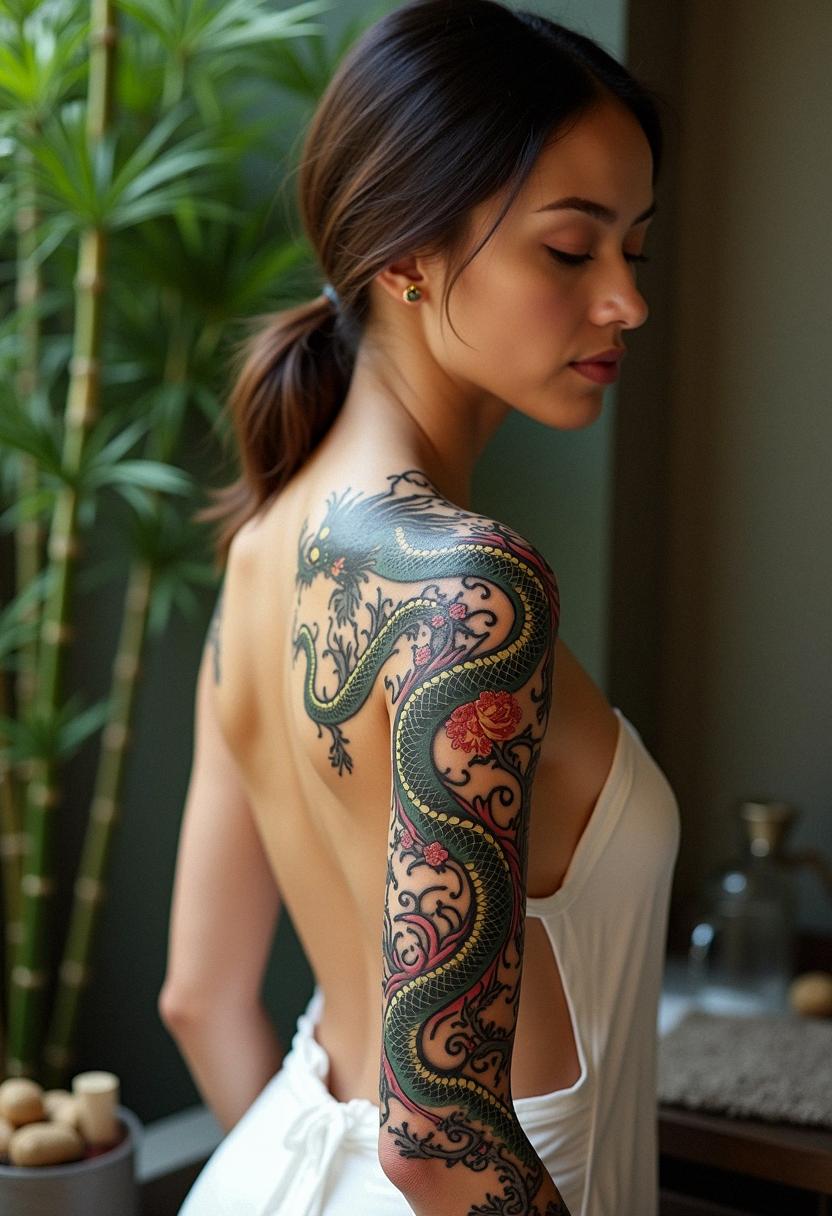 chinese dragon tattoo