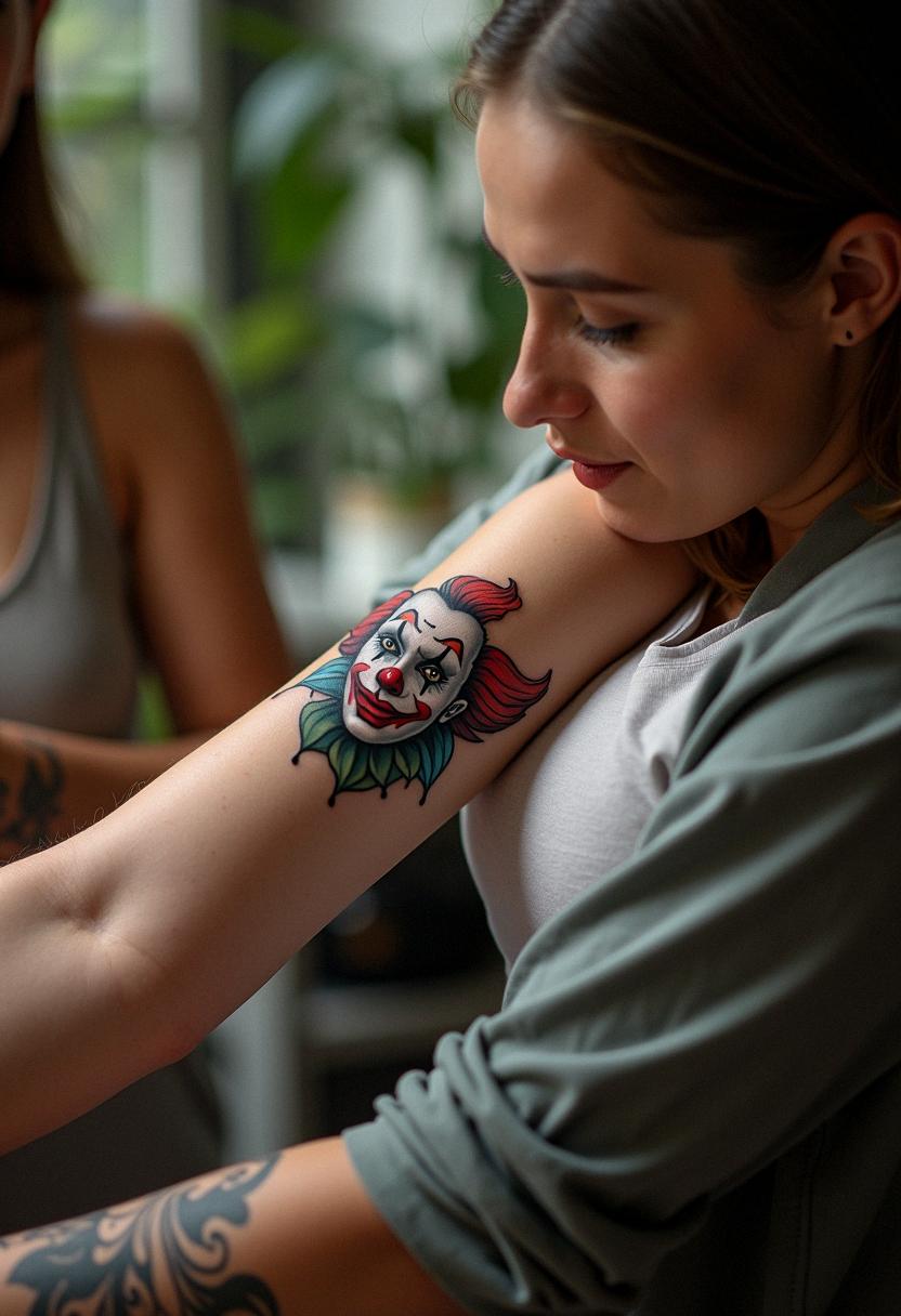 clown tattoo