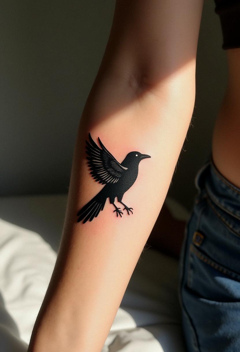 crow tattoo