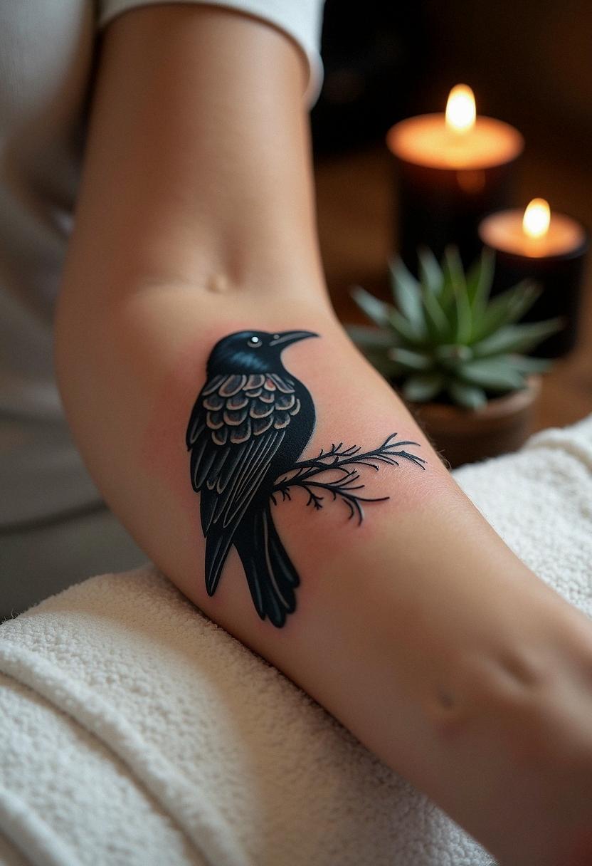 crow tattoo