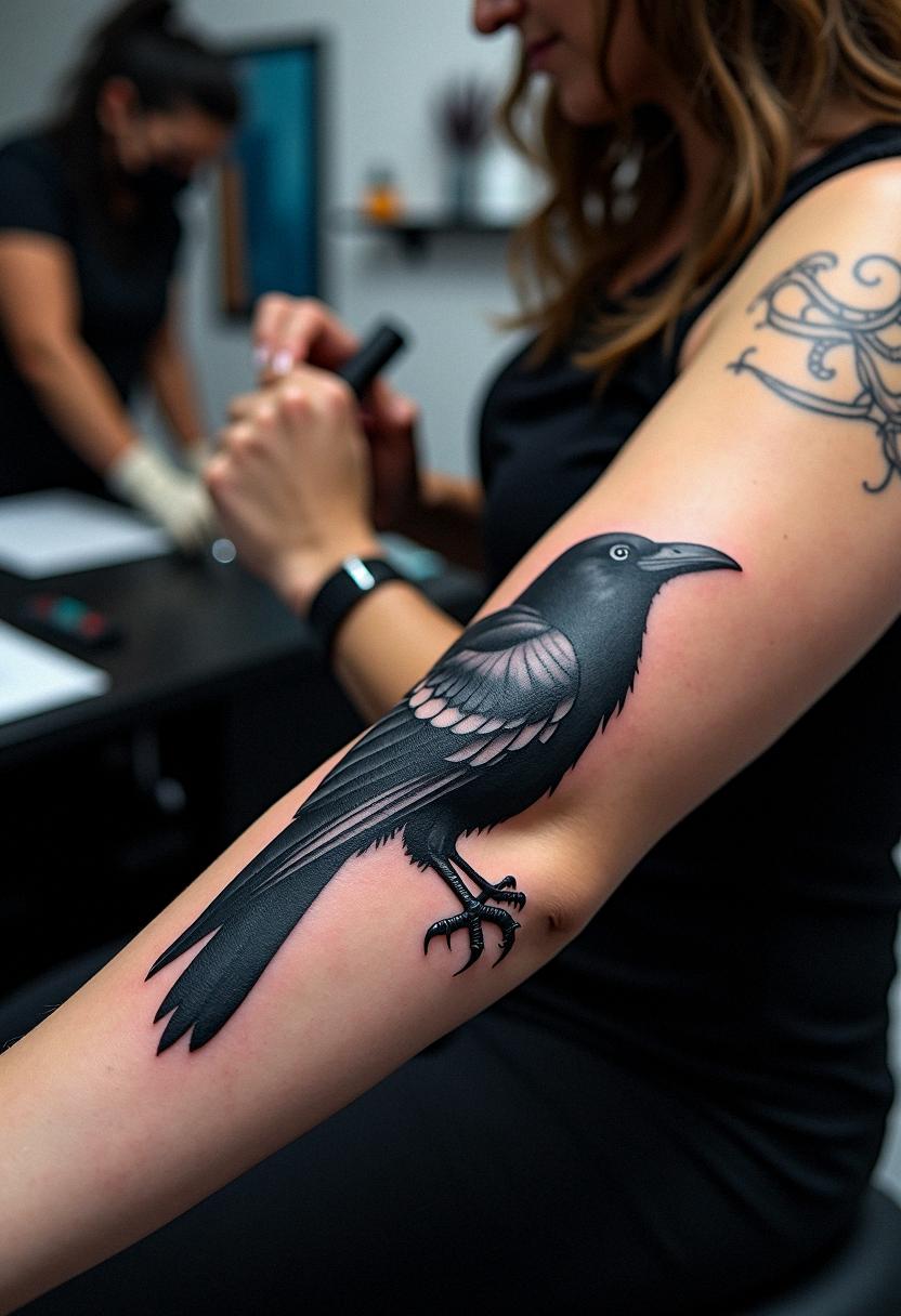 crow tattoo