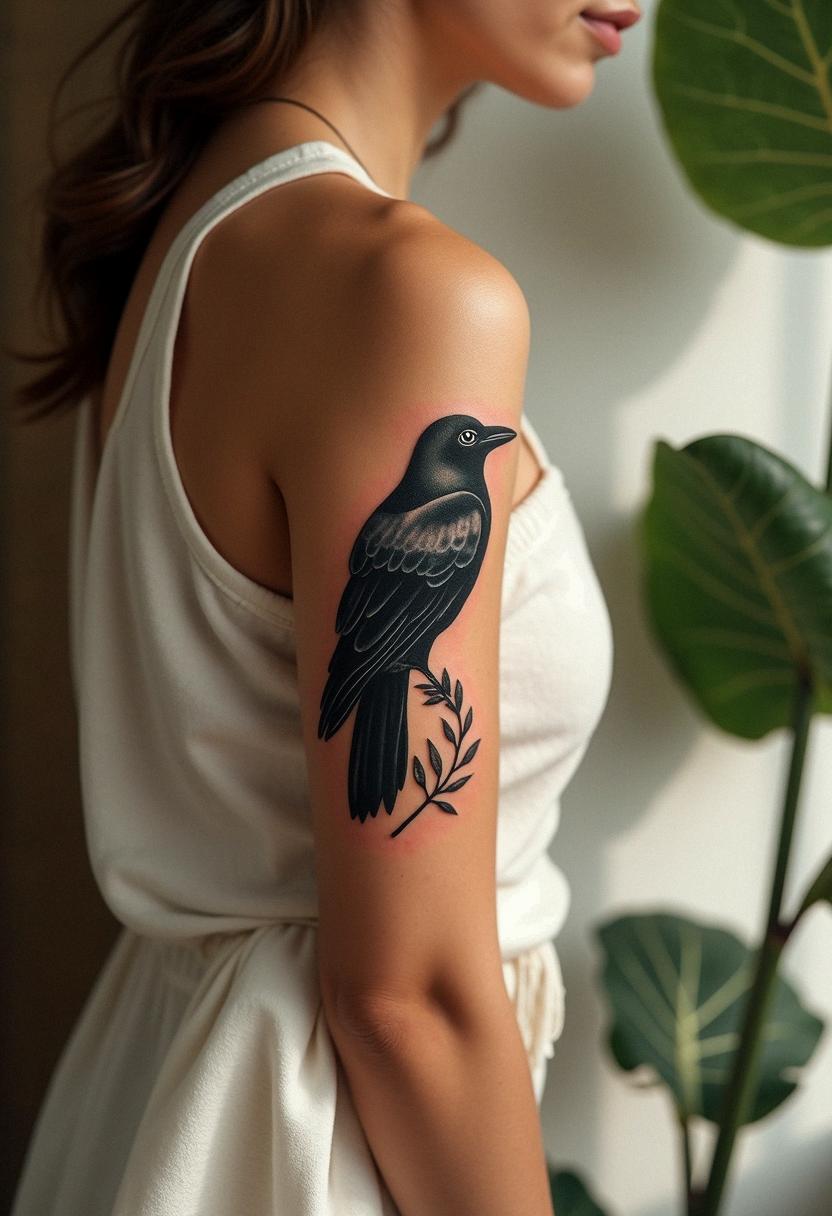 crow tattoo