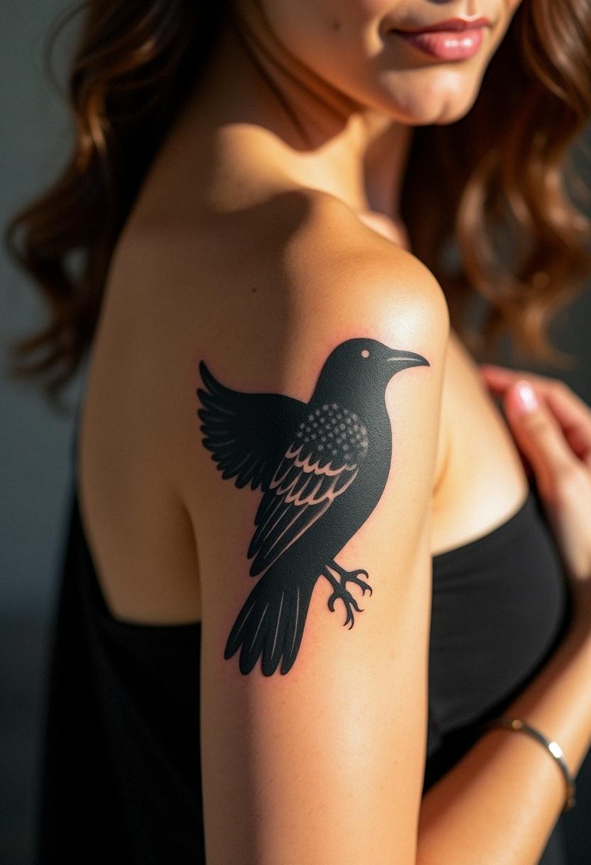 crow tattoo
