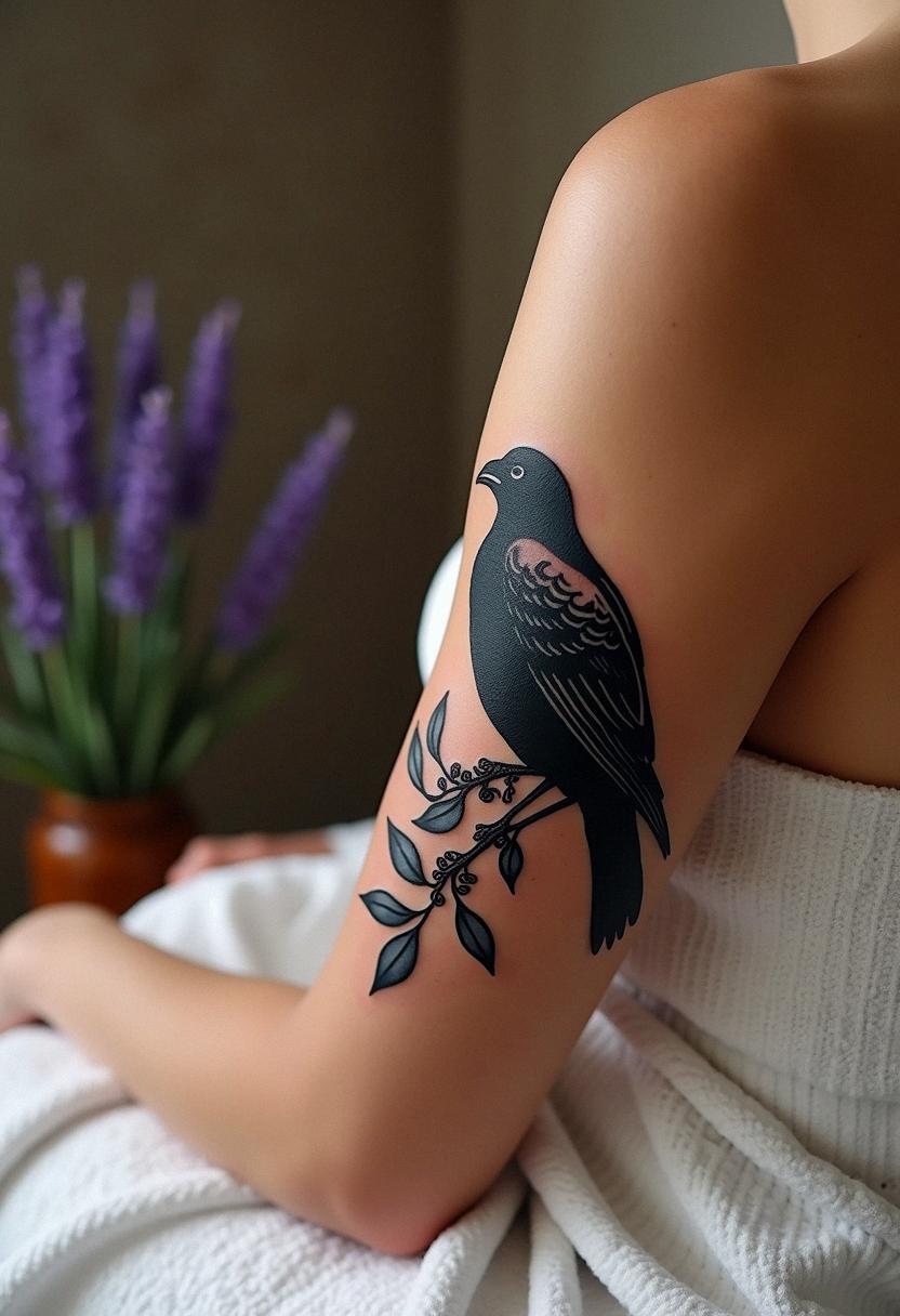 crow tattoo