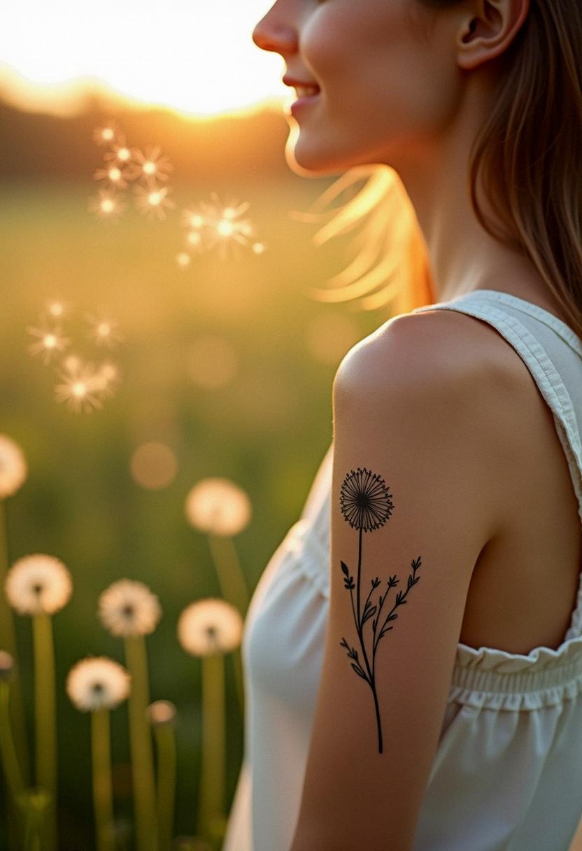 dandelion tattoo meaning