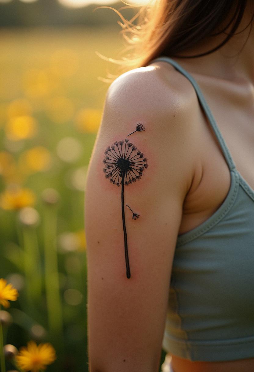 dandelion tattoo meaning