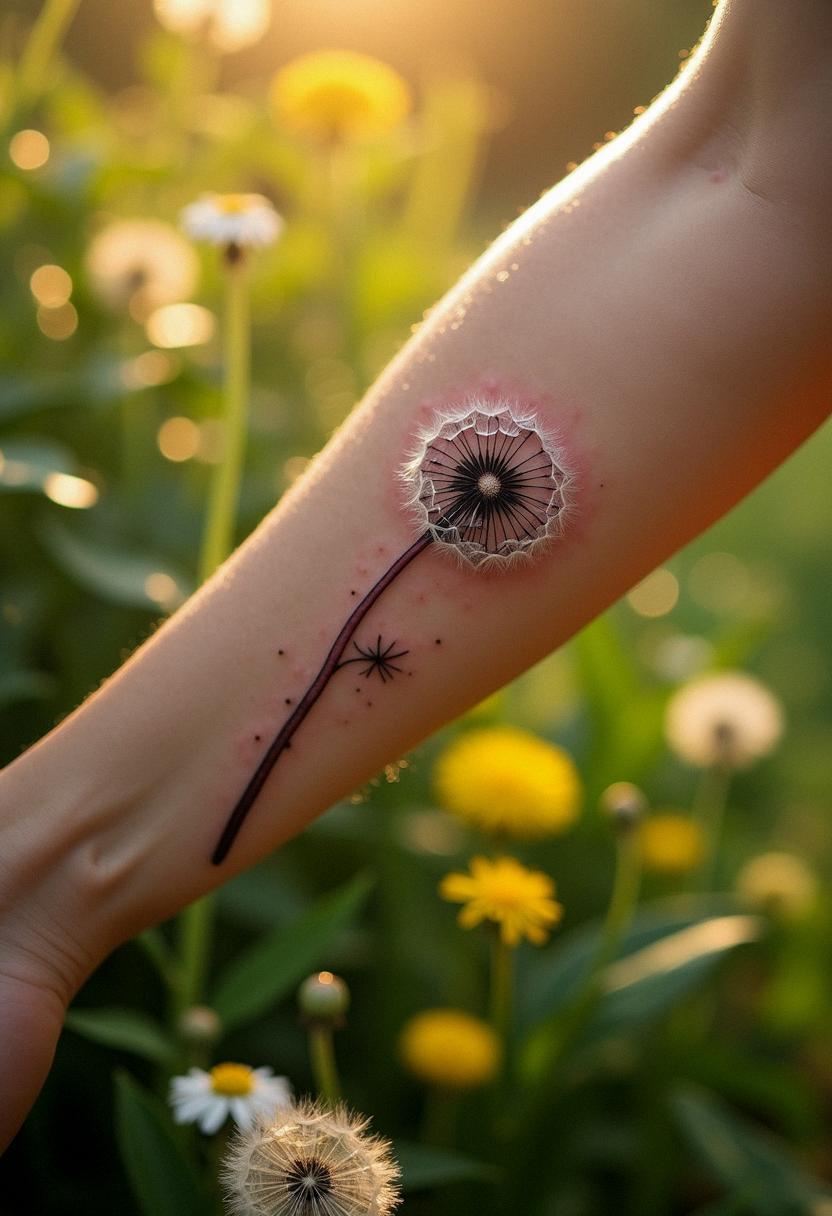 dandelion tattoo meaning