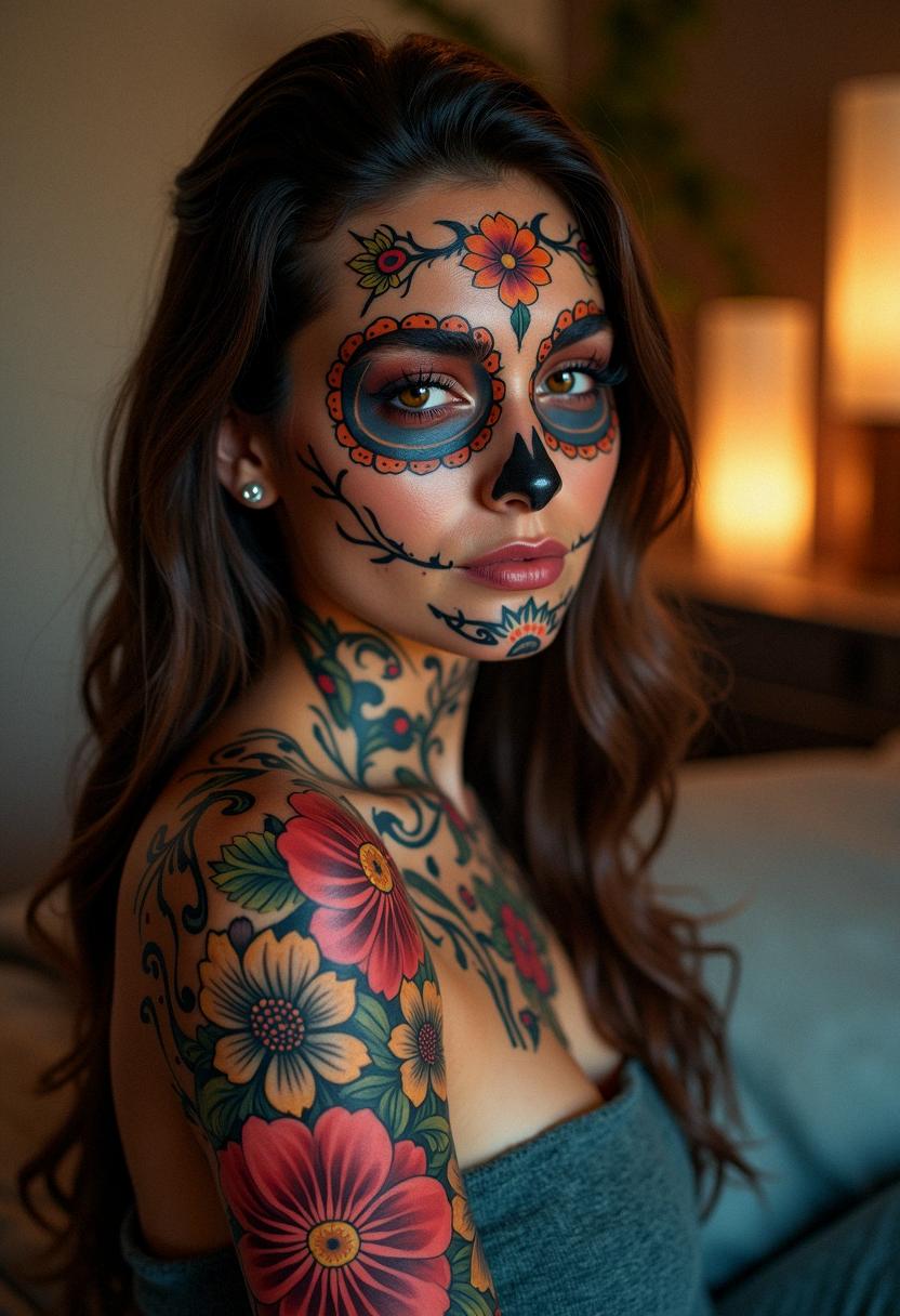 day of the dead tattoo