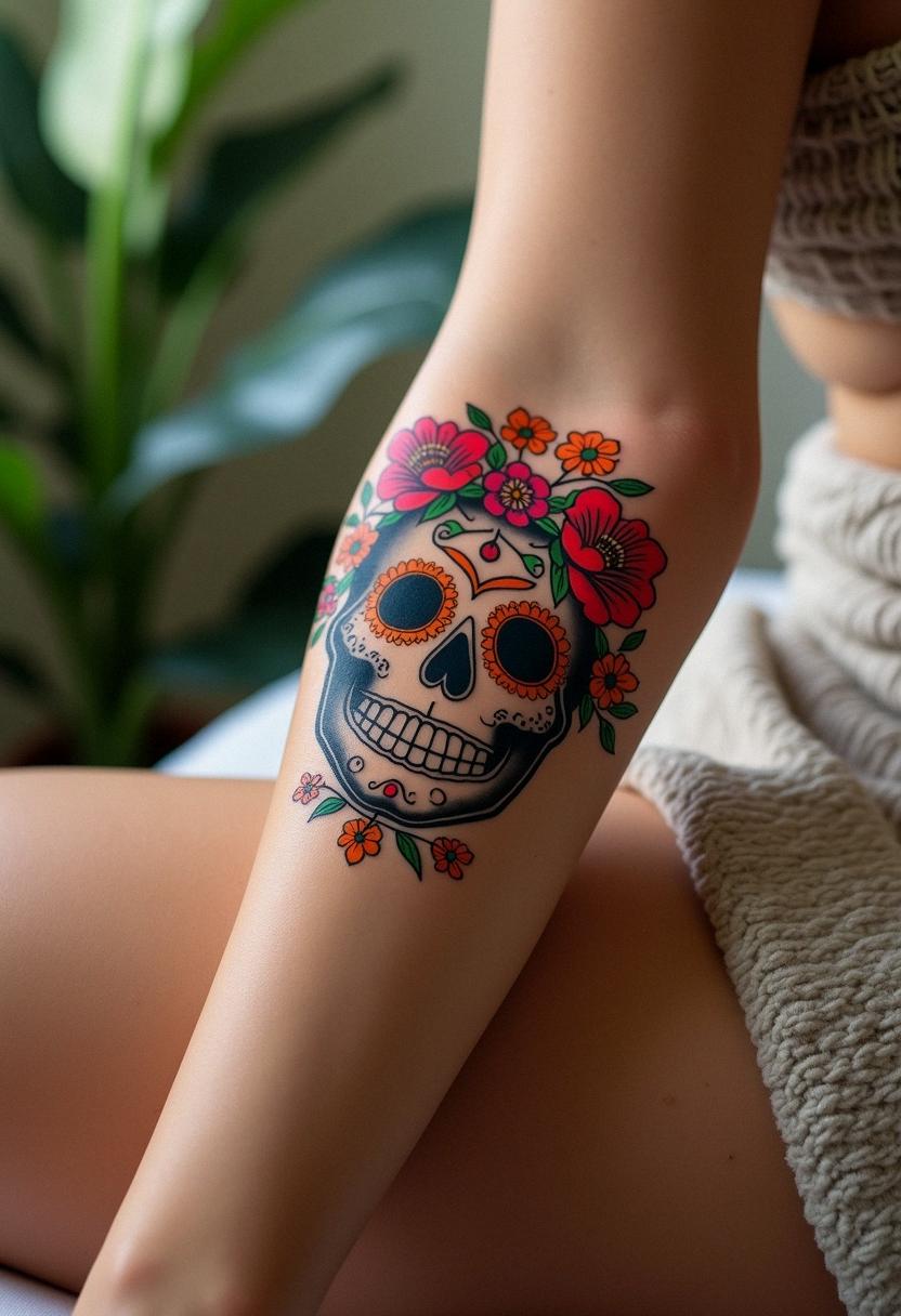 day of the dead tattoo