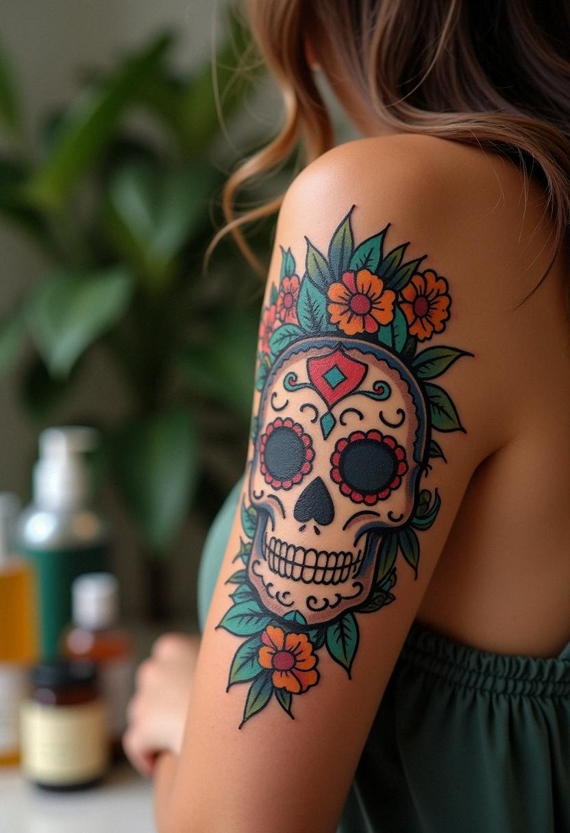 day of the dead tattoo