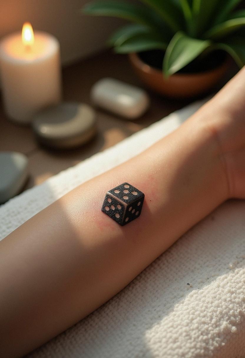 dice tattoo