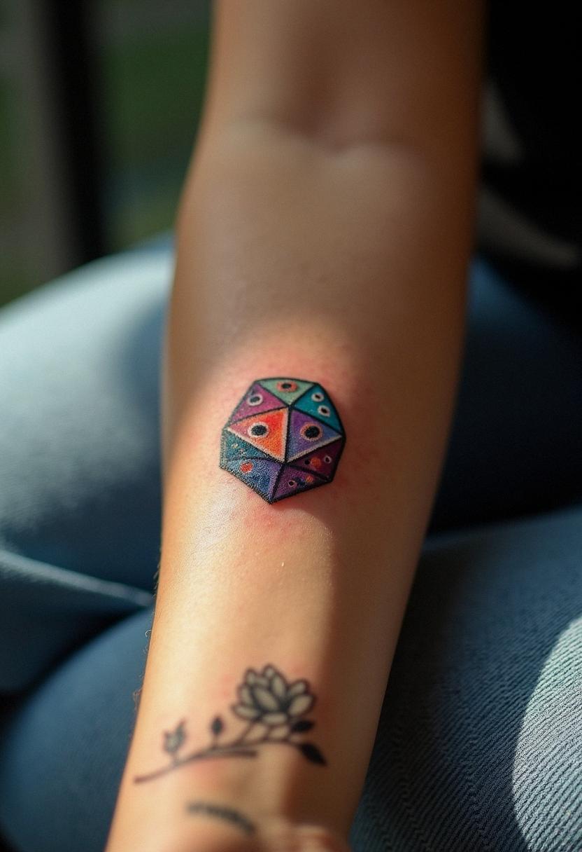 dice tattoo