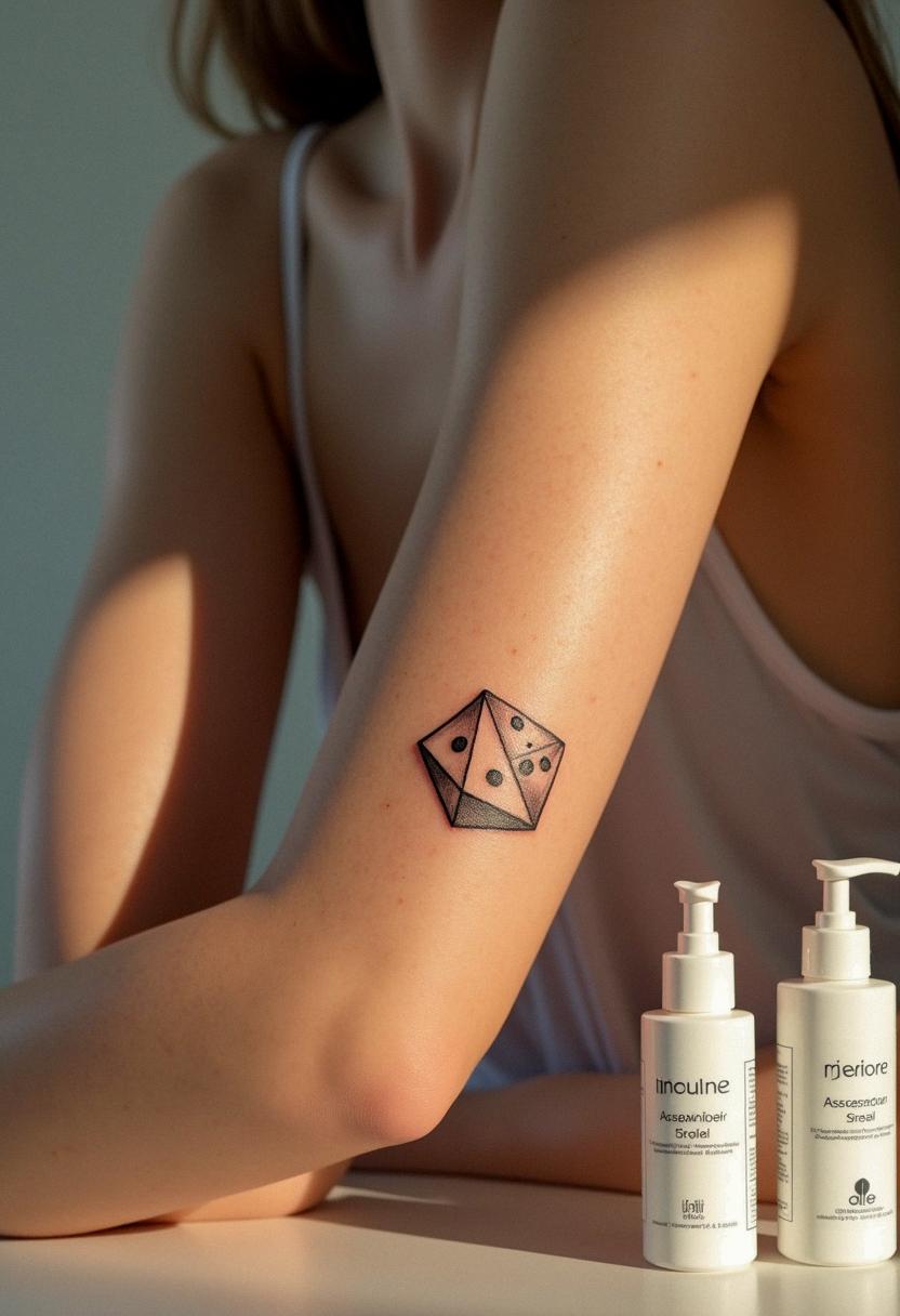 dice tattoo