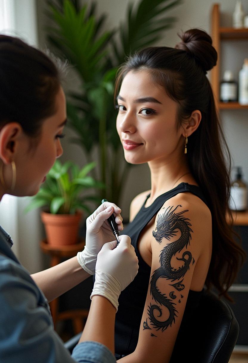 dragon tattoo