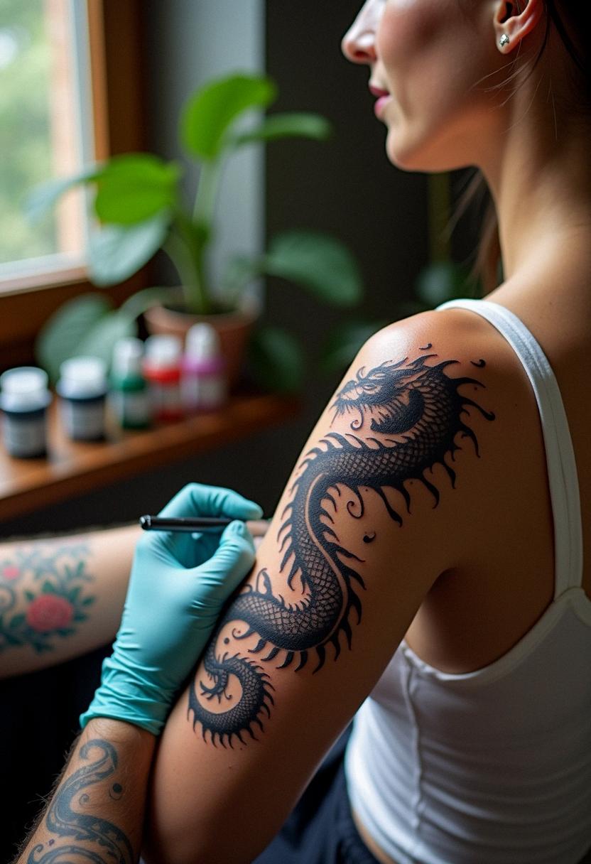 dragon tattoo