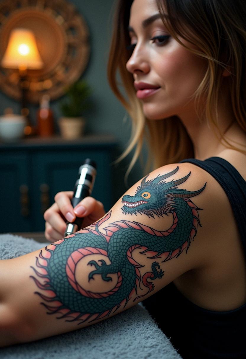 dragon tattoo