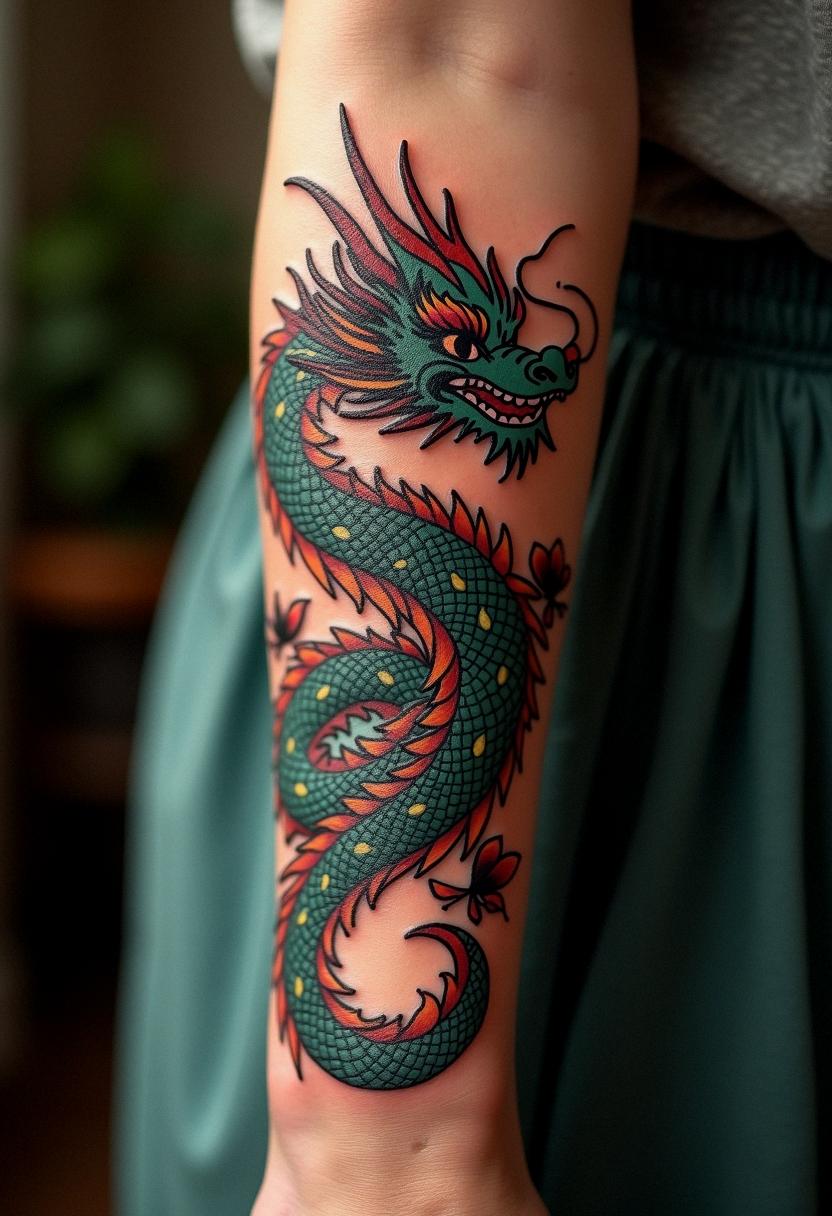 dragon tattoo