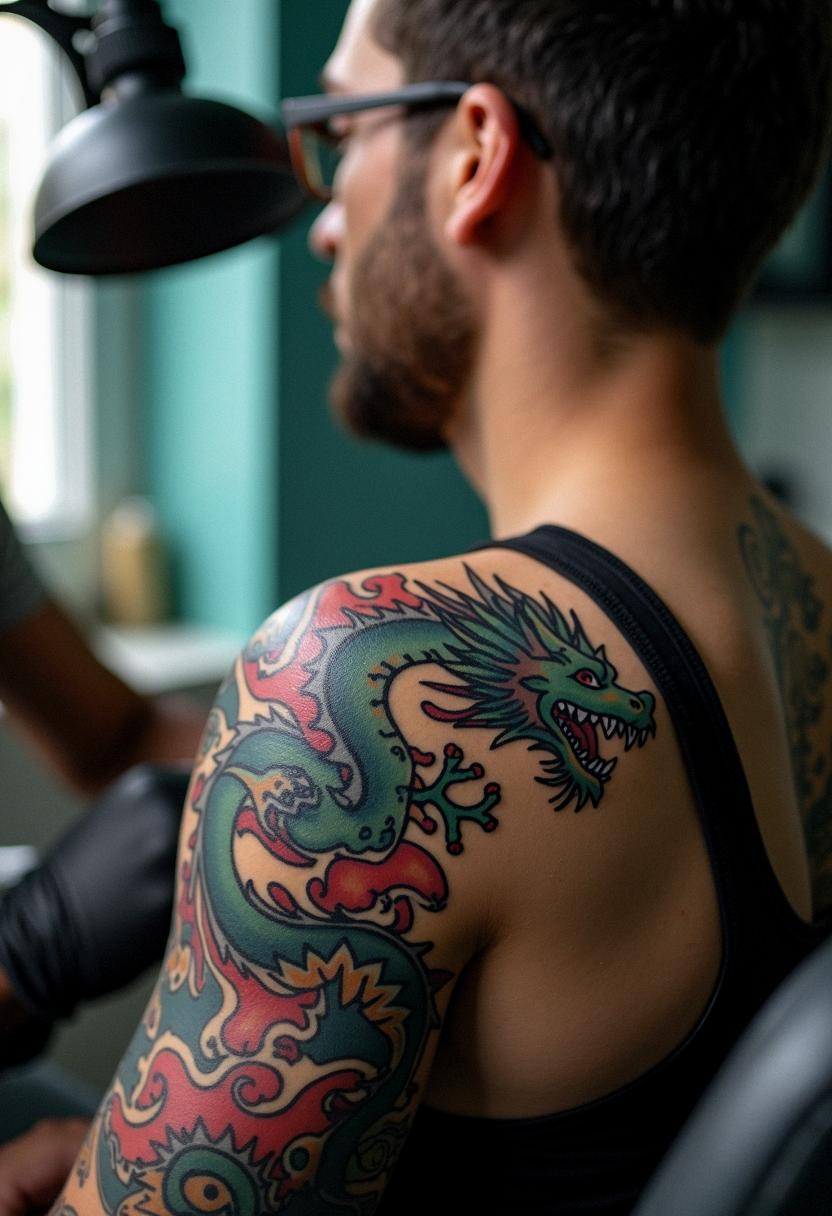 dragon tattoo