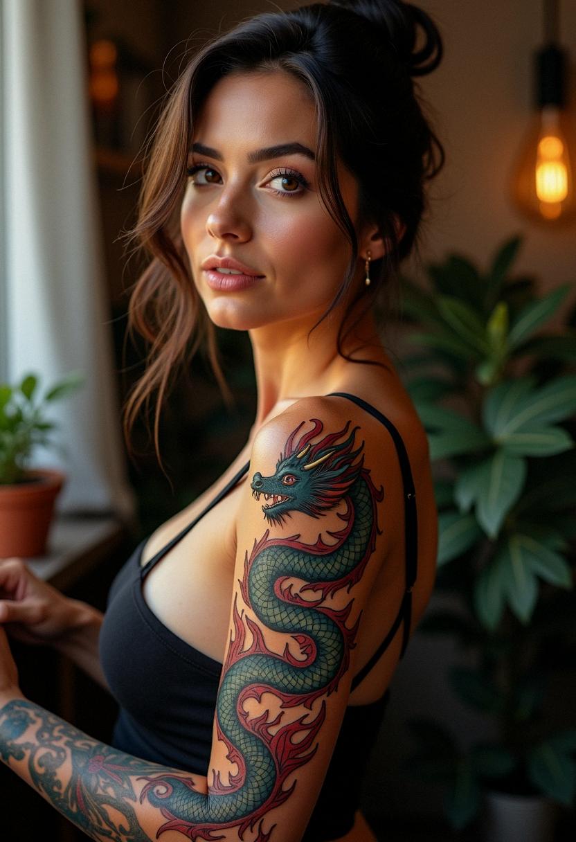 dragon tattoo