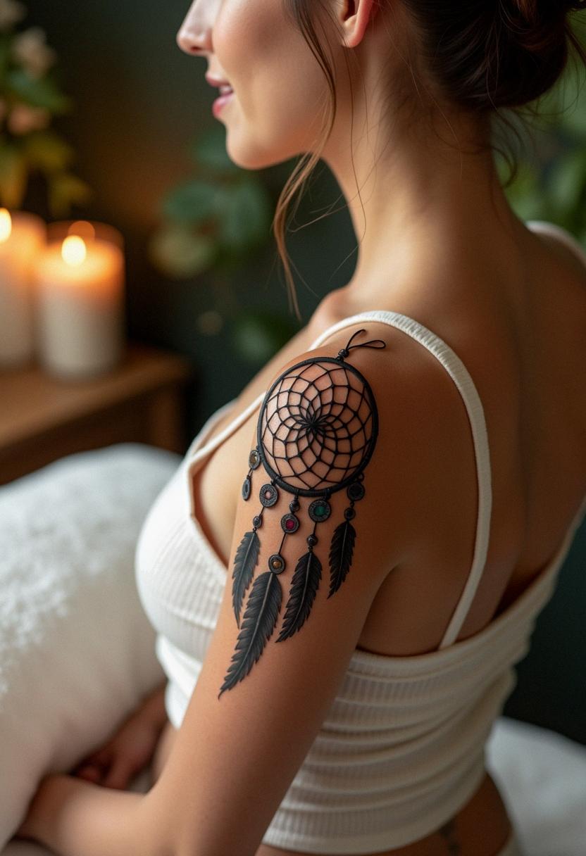 dream catcher tattoo