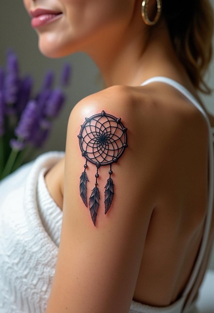 dream catcher tattoo