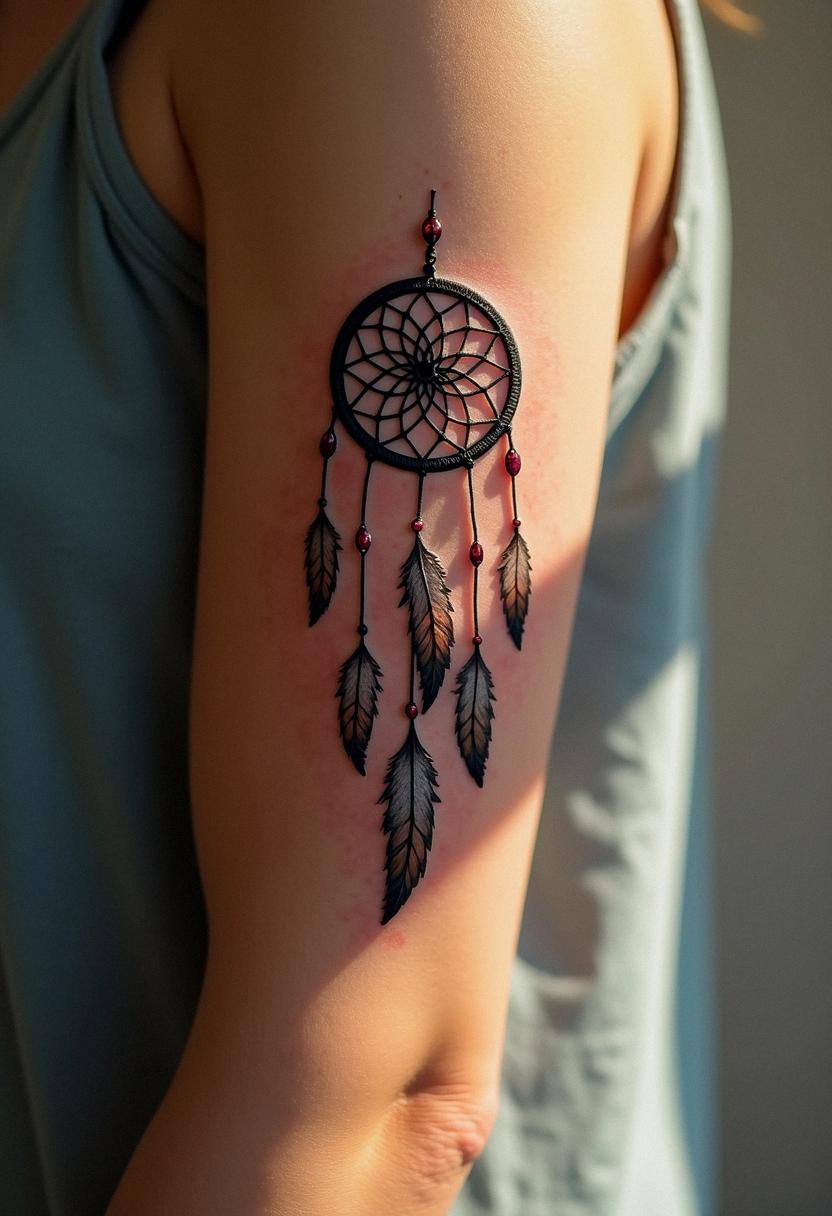 dream catcher tattoo