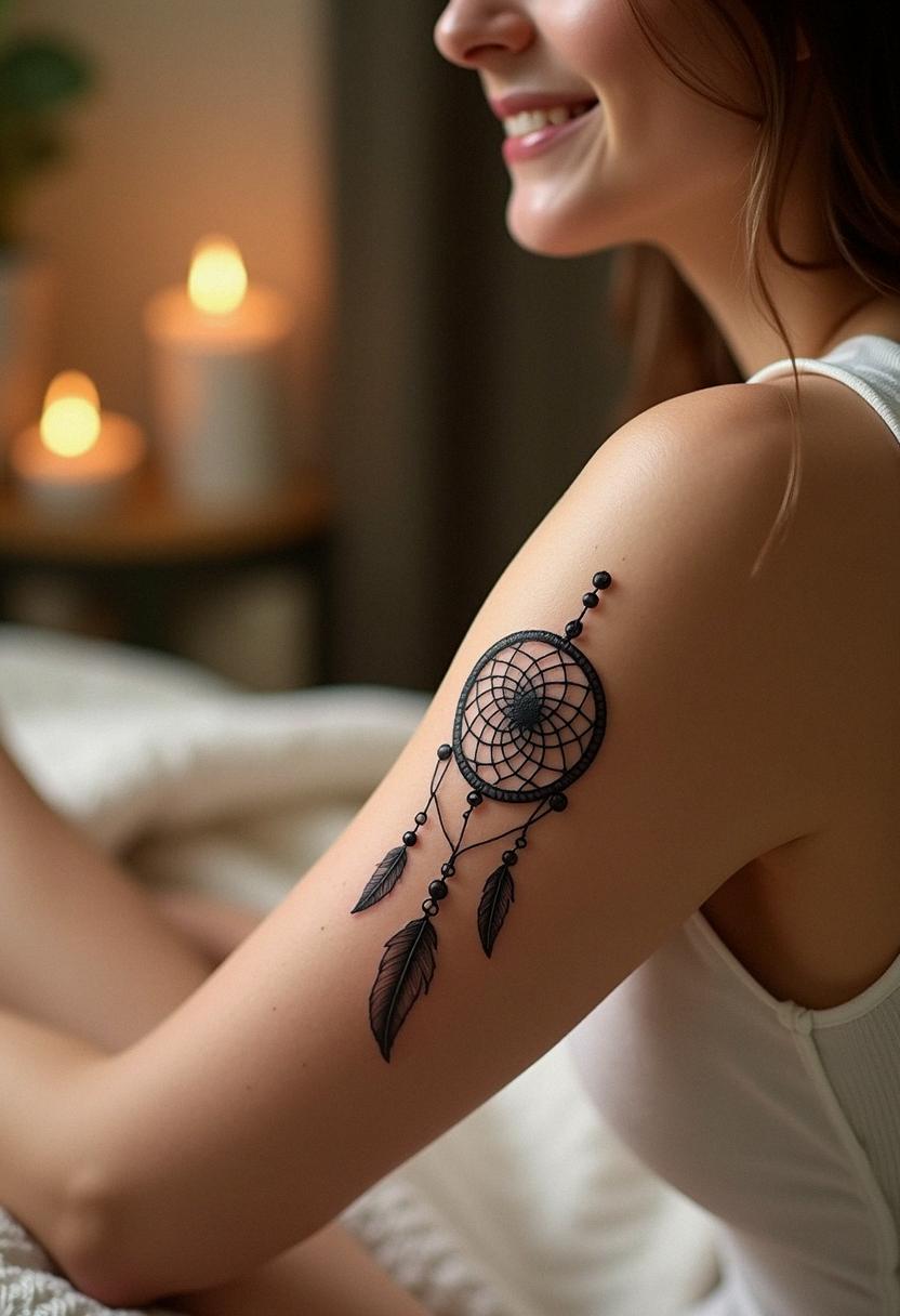 dream catcher tattoo