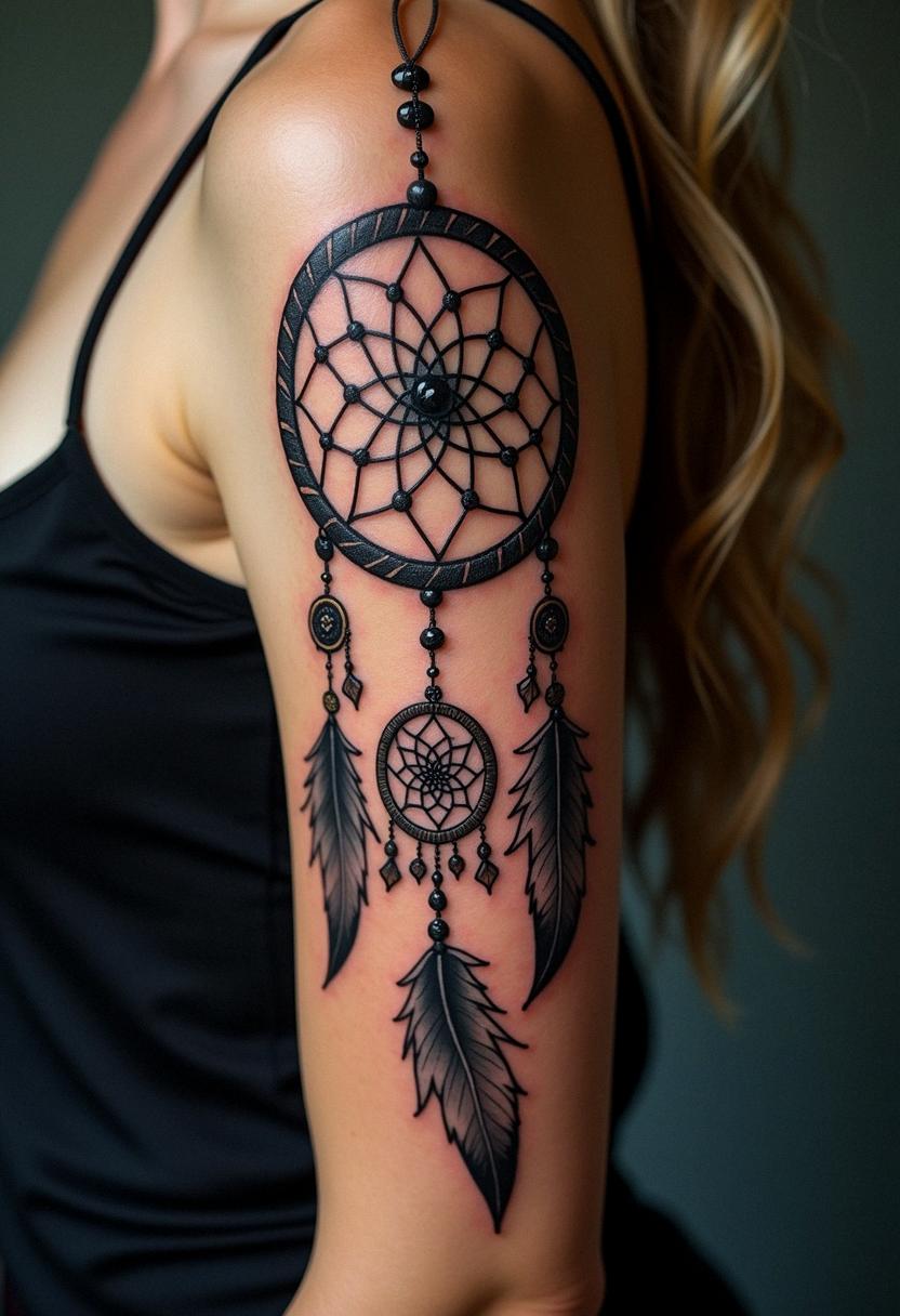 dream catcher tattoo