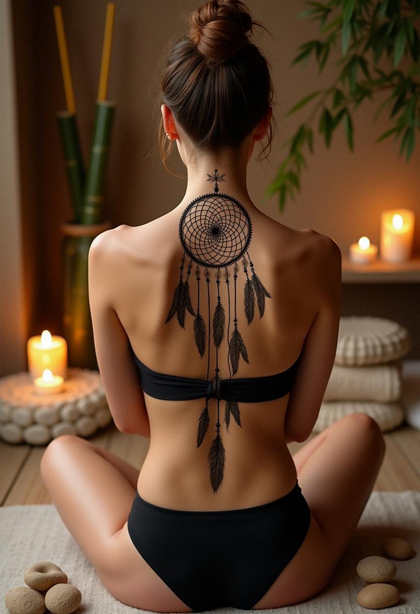 dream catcher tattoo