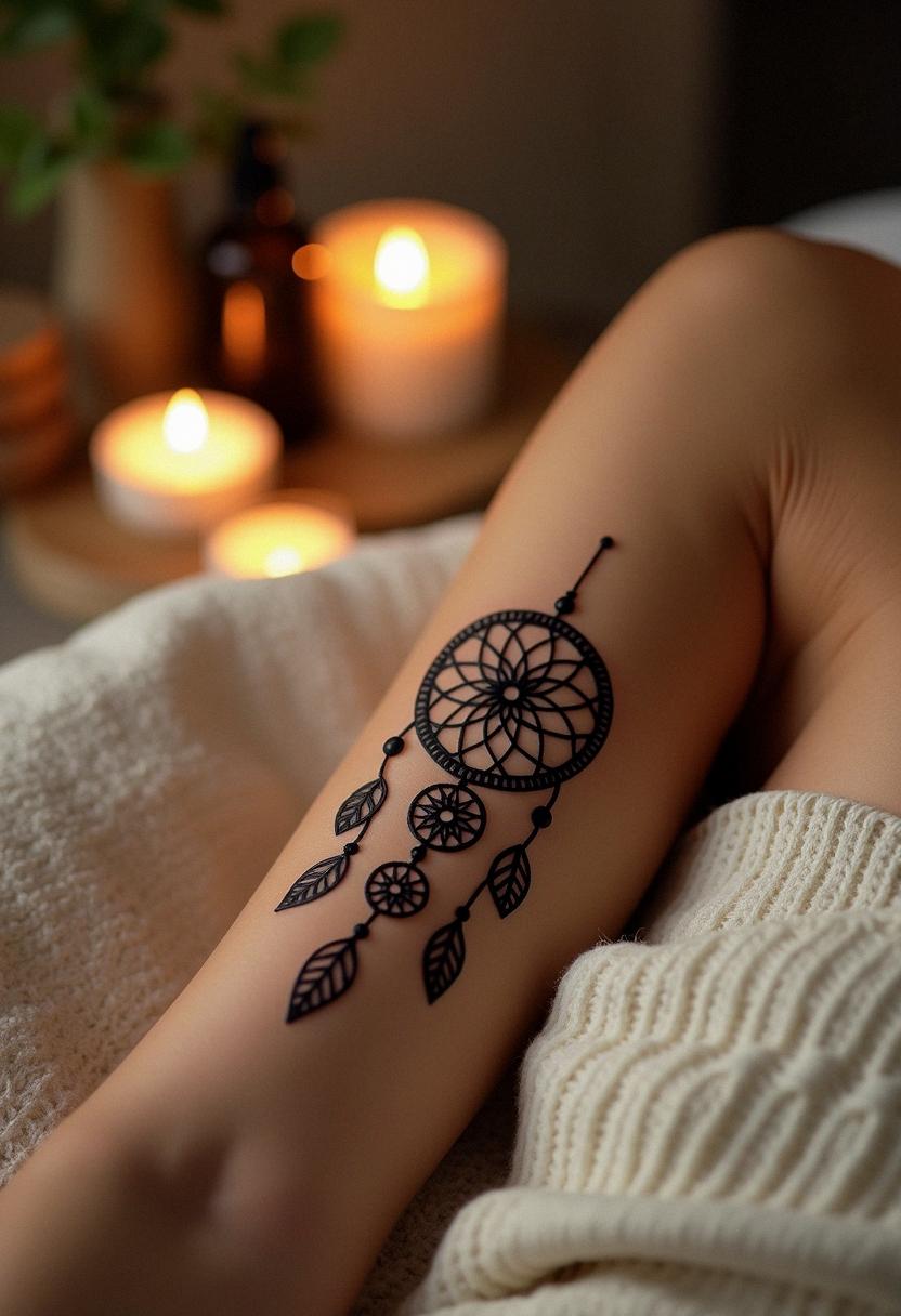 dream catcher tattoo