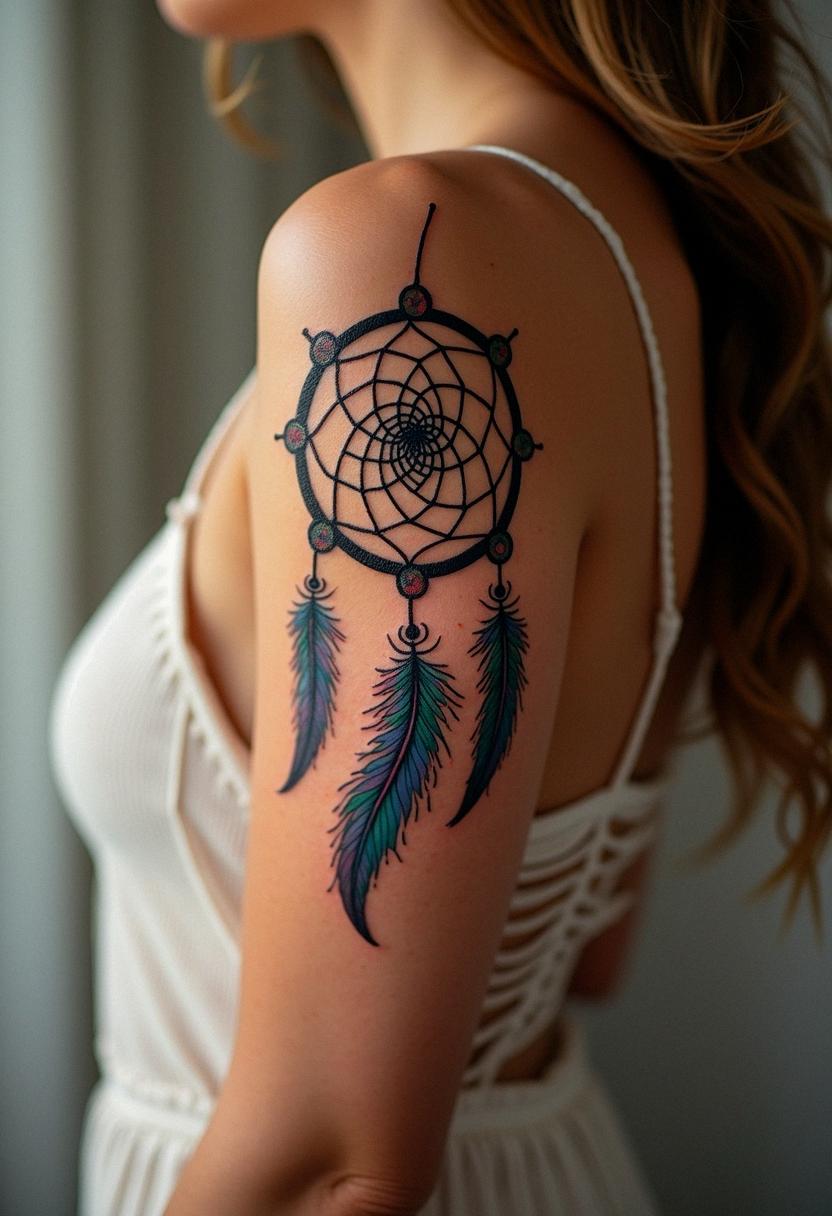 dream catcher tattoo