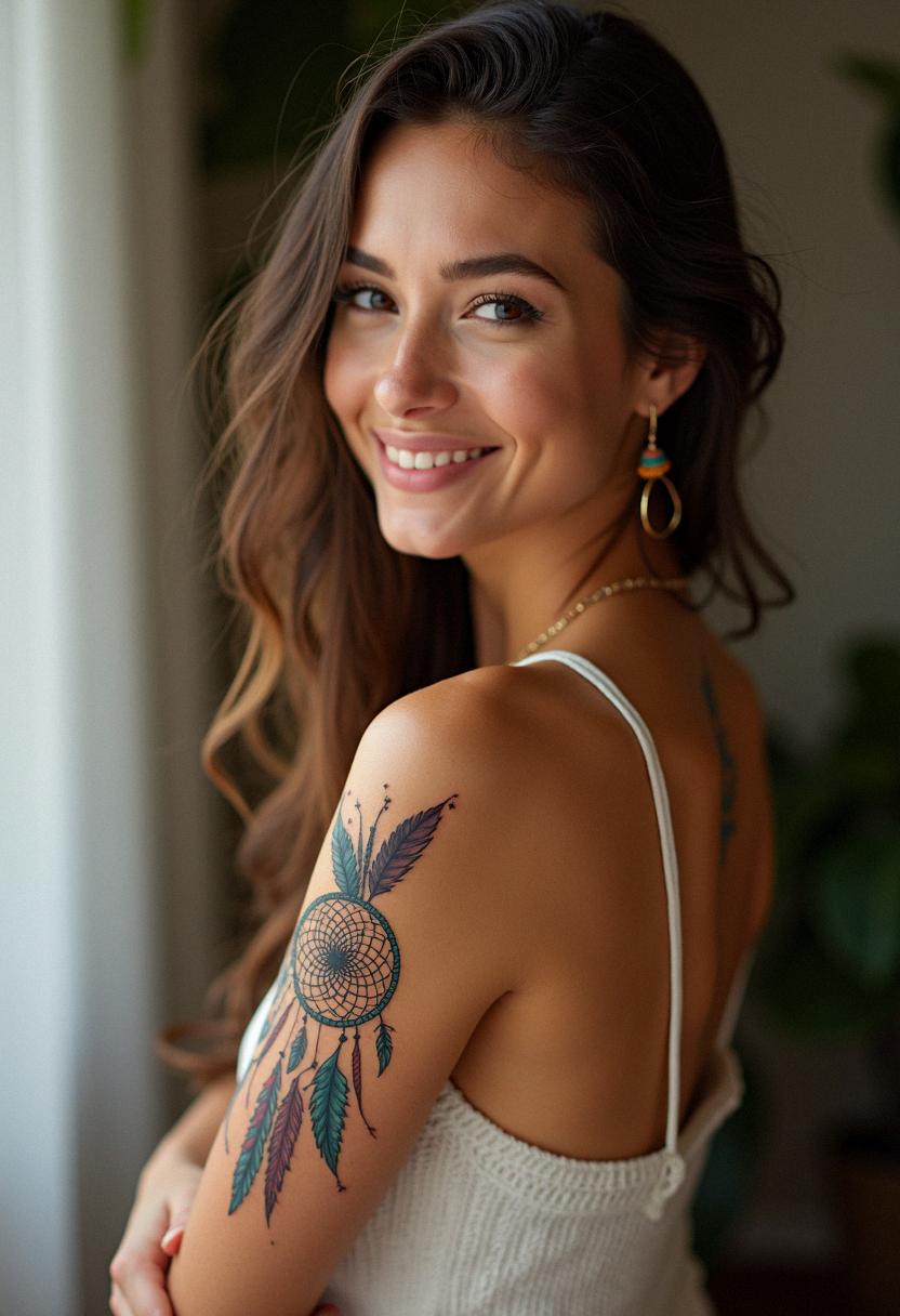 dream catcher tattoo
