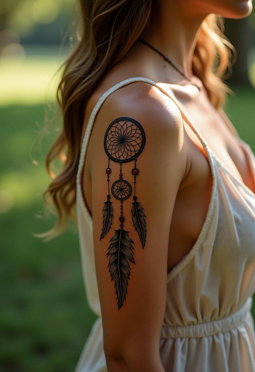 dream catcher tattoo