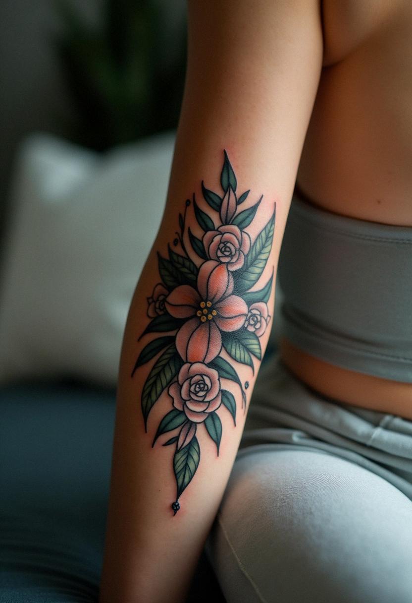 elbow tattoo