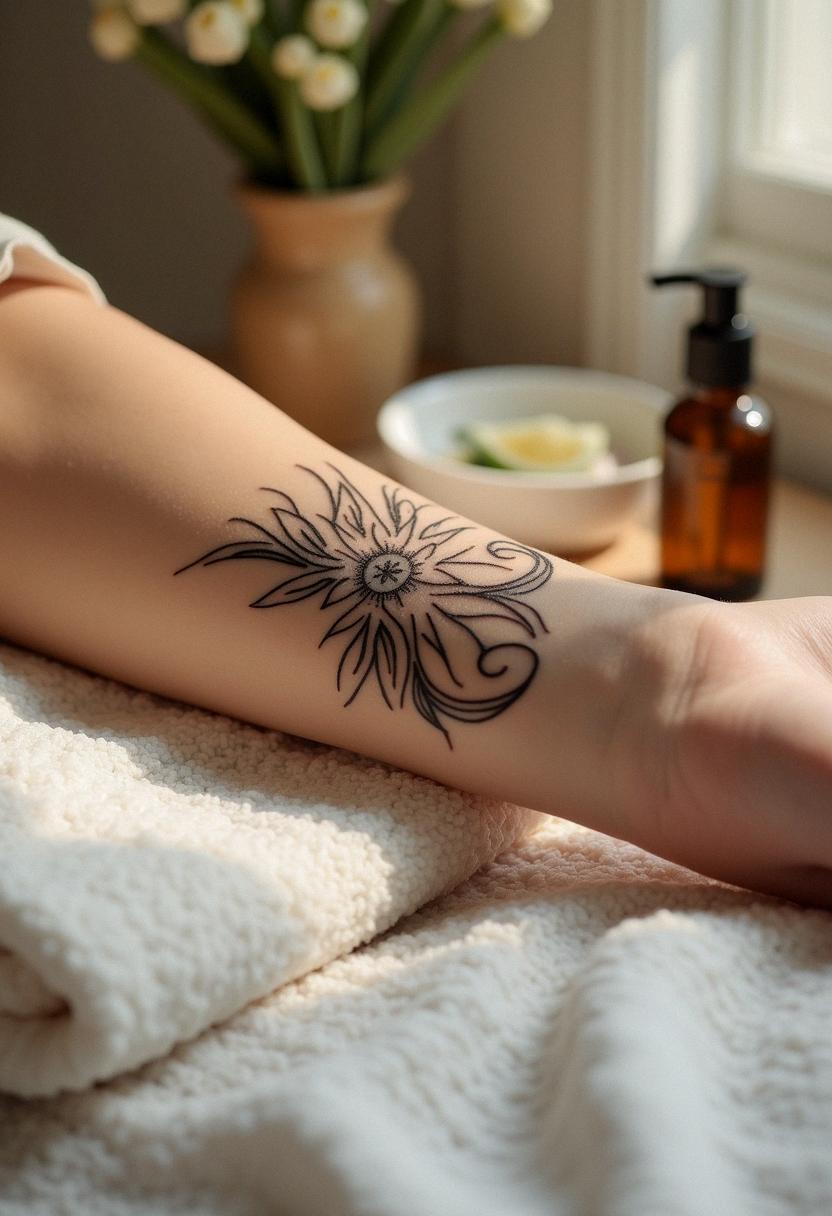 elbow tattoo