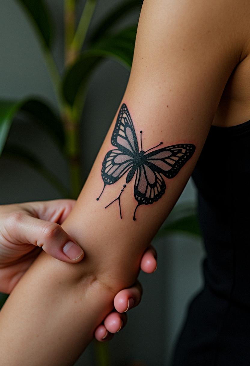 elbow tattoo
